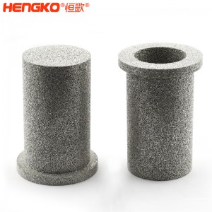 可定制不銹鋼燒結(jié)濾杯_透氣性好金屬粉末燒結(jié)濾芯